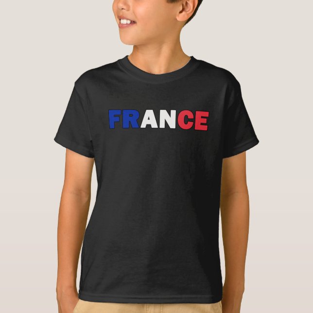 Frankrike Tee Shirt (Framsida)
