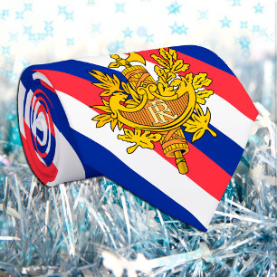 Frankrike Ties, mode Fransk Flagga business Slips