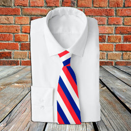 Frankrike Ties, mode Fransk Flagga business Slips