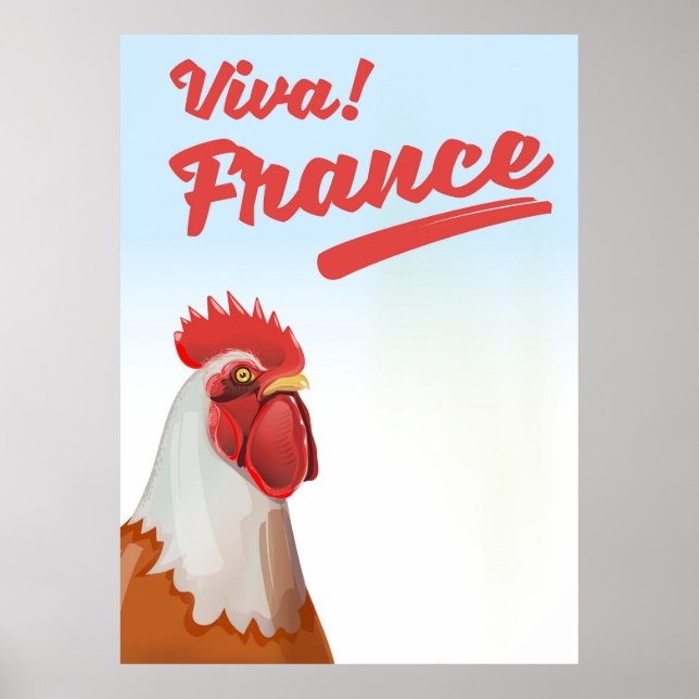 Frankrike Tupp reseraffisch Poster (Framsidan)