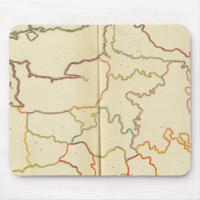 Frankrike versaler konturer musmatta (Framsidan)