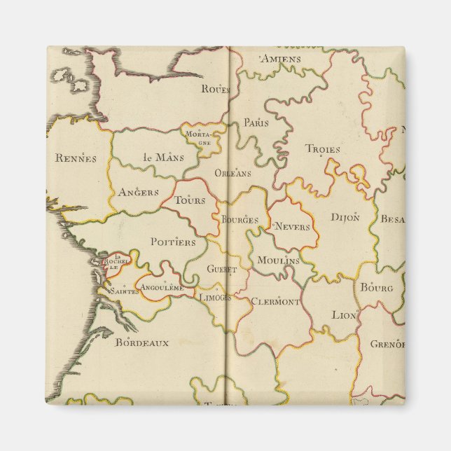 Frankrike-versaler Magnet (Framsidan)