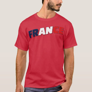 Frankrike Vintage stil retro souvenir 2 T Shirt