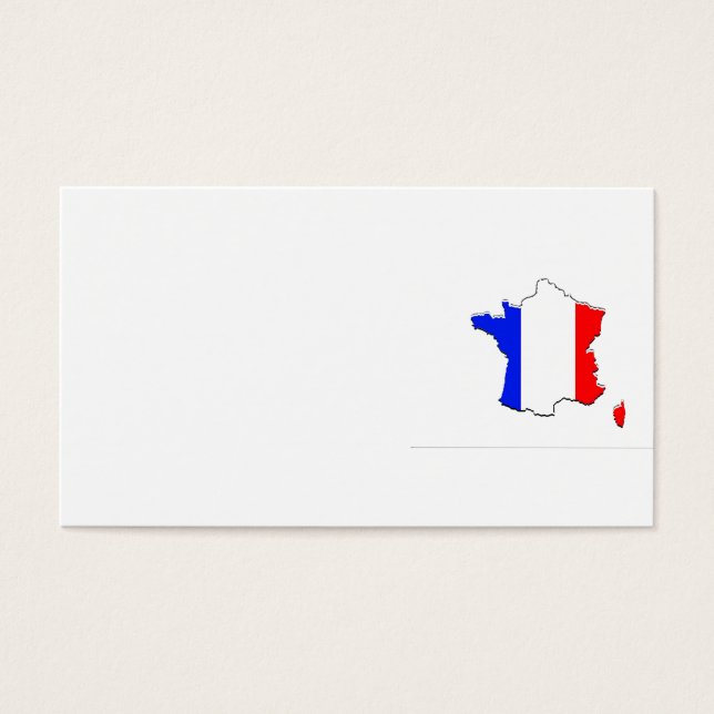 Frankrike Visitkort (Framsidan)