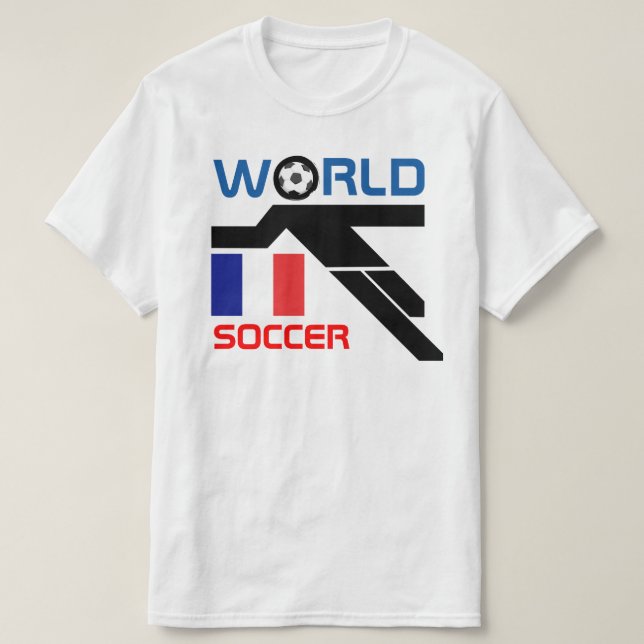 Frankrike VM-fotbollströja T Shirt (Design framsida)