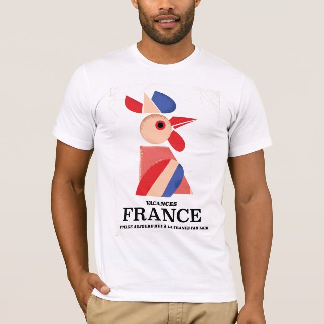 Frankrike - Voyage auournd'hui à la Frankrike par  T Shirt (Framsida)