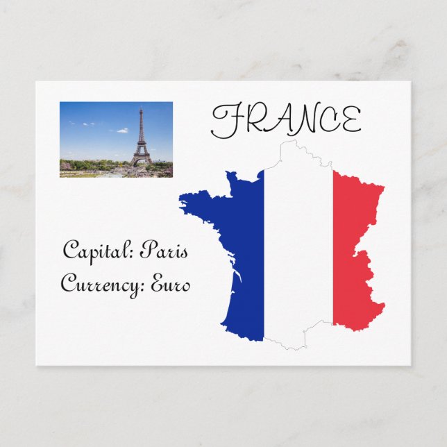Frankrike Vykort (Framsida)