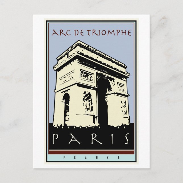 Frankrike Vykort (Framsida)