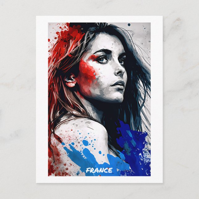 Frankrike vykortskonst - World of Women kollektion Vykort (Framsida)