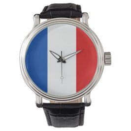 Frankrike Watch - Flagga Frankrike Armbandsur