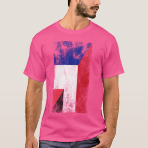 Frankrike Yemen Flaggor - Fransk Yemeni T Shirt