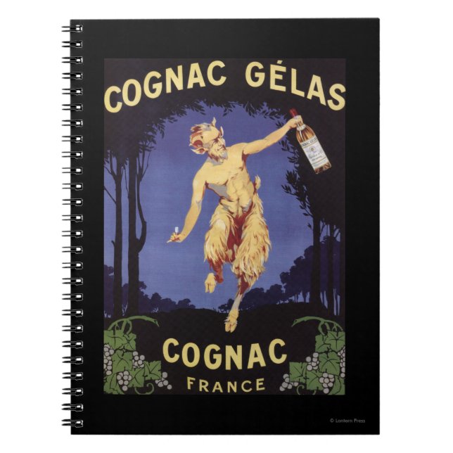 FrankrikeCognac Gelas Promotional PosterFrankrike Anteckningsbok (Framsidan)