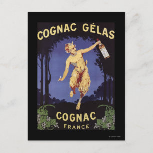 FrankrikeCognac Gelas Promotional PosterFrankrike Vykort