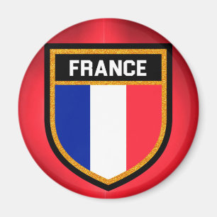 Frankrikeflagga Magnet