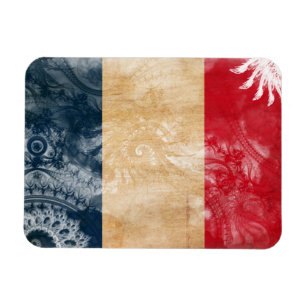 Frankrikeflagga Magnet