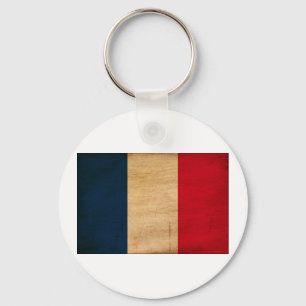 Frankrikeflagga Nyckelring