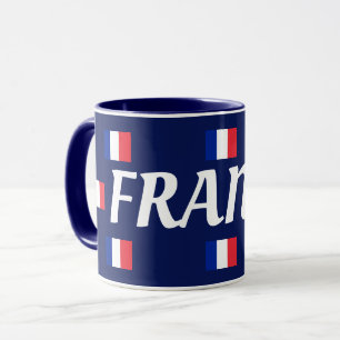 Frankrikeflaggamugg Mugg