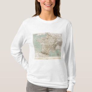 Frankrikekartbokkarta Tee Shirt