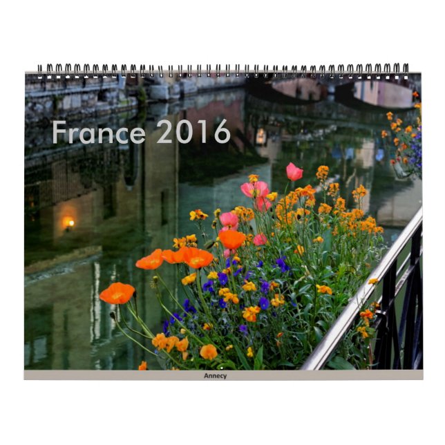 Frankriken 2016 kalender (Omslag)