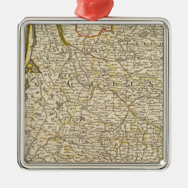 Frankriken 20 julgransprydnad metall (Framsidan)