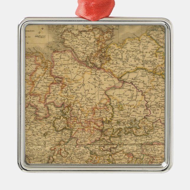 Frankriken 23 julgransprydnad metall (Framsidan)