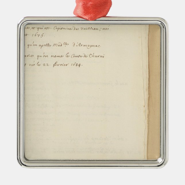 Frankriken 25 julgransprydnad metall (Framsidan)