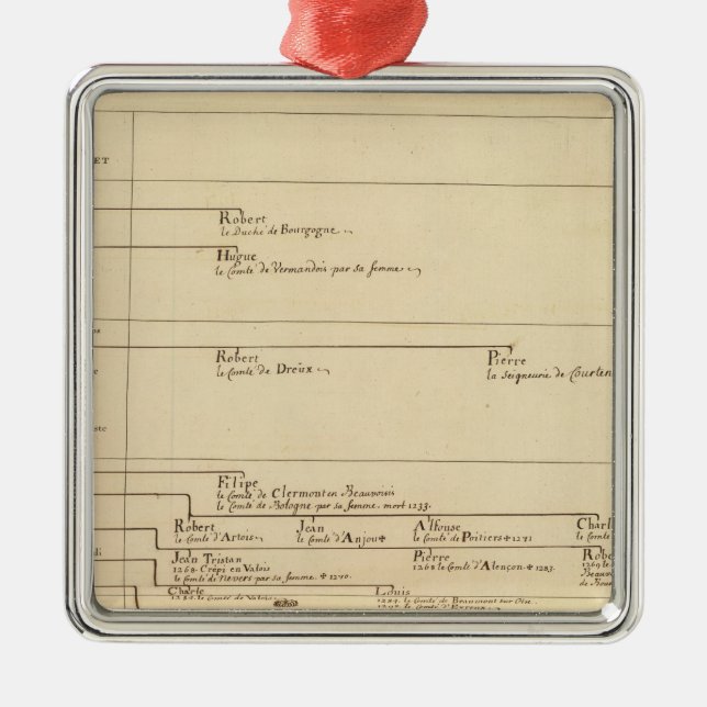 Frankriken 27 julgransprydnad metall (Framsidan)