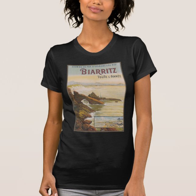 Frankriken Biarritz T Shirt (Framsida)