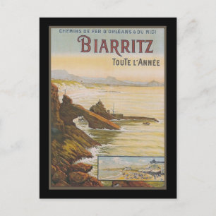 Frankriken Biarritz Vykort