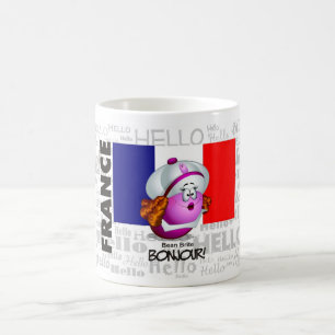 FRANKRIKEN - Bonjour Kaffemugg