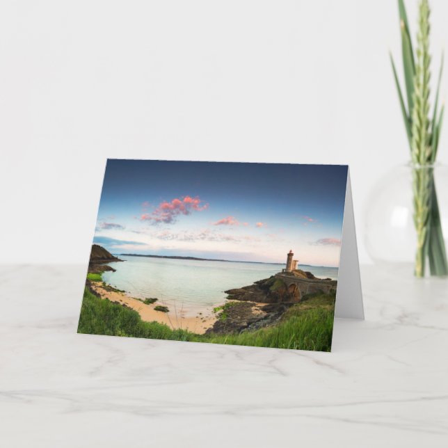 Frankriken Brittany Finistere för Minou fyr | Kort (Framsida)