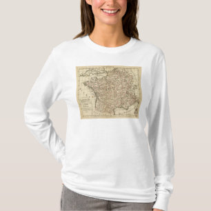 Frankriken departemens tee shirt