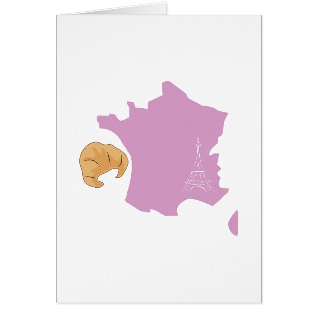 Frankriken Hälsningskort (Framsidan)