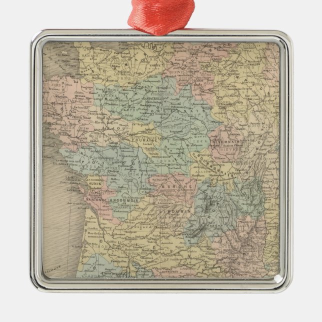 Frankriken i 1789 2 julgransprydnad metall (Framsidan)