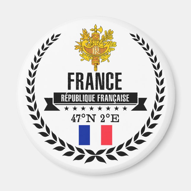 Frankriken Magnet (Framsidan)