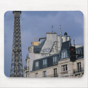 Frankriken Paris, Eiffel torn bak metrotåg Musmatta