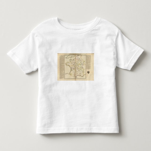 Frankriken, Providences och gränser T Shirt (Framsida)