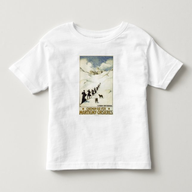 Frankriken - skida för munkar t shirt (Framsida)