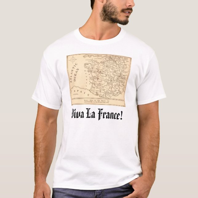 Frankriken Viva Lafrankriken! Tee (Framsida)