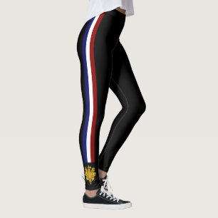 Frankrikerandflagga Leggings