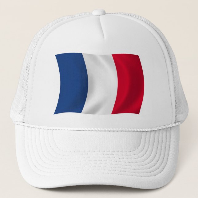 Frankrikes flagg hatt keps (Framsida)