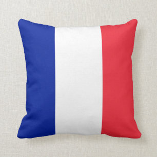 Frankrikes flagga kudde