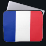 Frankrikes flagga laptop fodral<br><div class="desc">Frankrikes flagga</div>