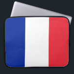 Frankrikes flagga laptop fodral<br><div class="desc">Frankrikes flagga</div>