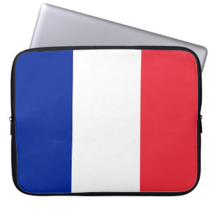 Frankrikes flagga laptop fodral