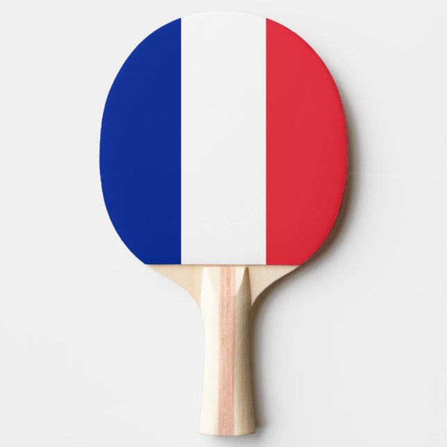 Frankrikes flagga pingisracket (Framsidan)