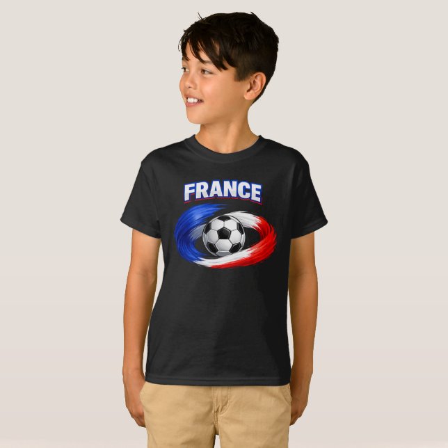 Frankrikes fotbollsstolthet t shirt (Hel framsida)