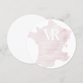 Frankrikes siluett Inbjudan