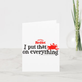 Frank's Redhot I Put That On Everything Hot Sauce  Kort