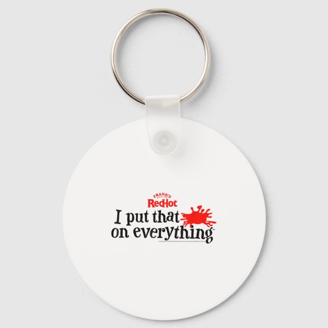 Frank's Redhot I Put That On Everything Hot Sauce  Nyckelring (Framsida)